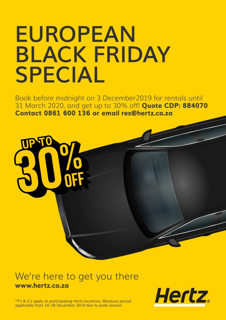 hertz euro black friday