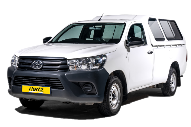 rent a toyota hilux 4x2 single cab with canopy from hertz