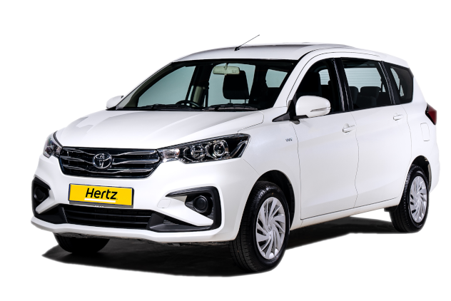 rent a toyota rumion 7 seater from hertz