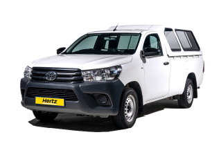 rent a toyota hilux 4x2 single cab with canopy from hertz
