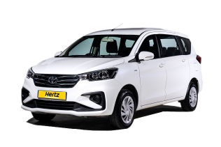 rent a toyota rumion 7 seater from hertz